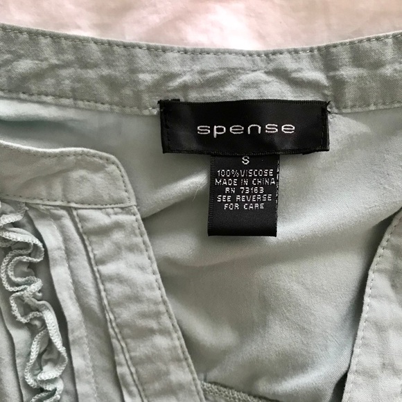 Ruffle V-neck Blouse by Spense - Picture 3 of 3